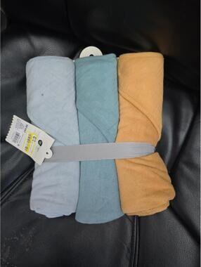 New three pack of infant hooded towels from target